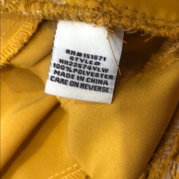 Cute Yellow/Gold Summer Shorts - Picture 4 of 5